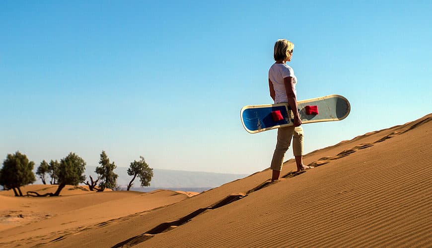 Sandboarding tour from Agadir